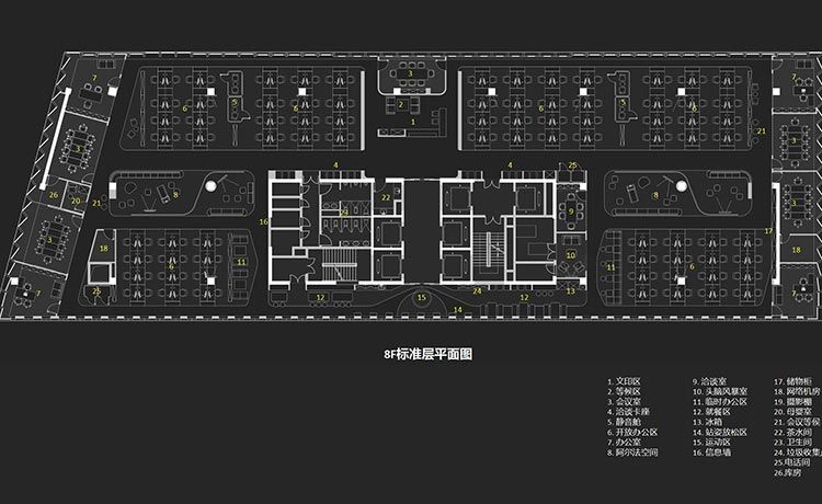 合肥卓創(chuàng)裝飾為您分析整層辦公樓設計方案